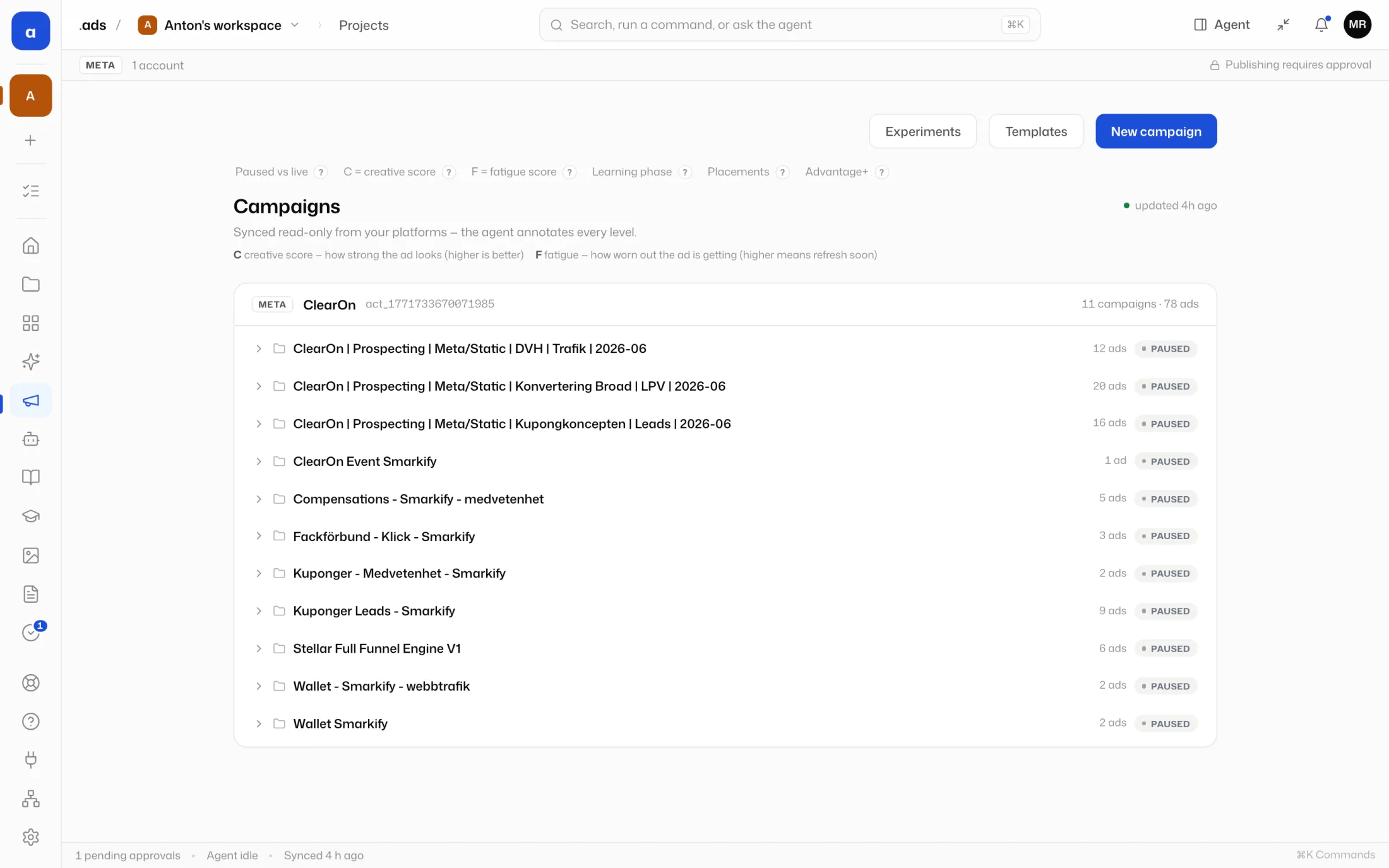 Campaigns in ads by dotstack